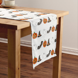 Halloween Party Bat Pumpkin Witch Ghost Korte Tafelloper