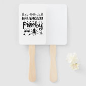 Halloween Party Birthday Handwaaier (Voorkant en achterkant)
