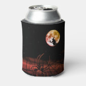 Halloween Party Black Night Volle Maan Eng Blikjeskoeler (Blikje Achterkant)