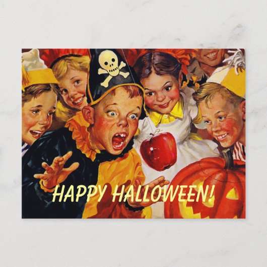 Halloween Party Briefkaart (Voorkant)