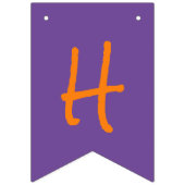 Halloween Party Bunting Flags Vlaggetjes (Eerste vlag)