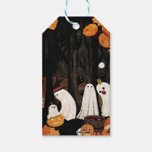 Halloween Party Cadeaulabel (Voorkant)