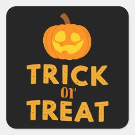 Halloween Party Collectie! Vierkante Sticker