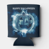 Halloween Party Evil Blue Pumpkin Horror Blikjeskoeler (Achterkant)