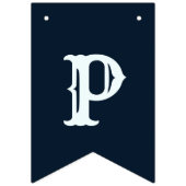 Halloween Party Evil Blue Pumpkin Horror Vlaggetjes (Derde vlag)