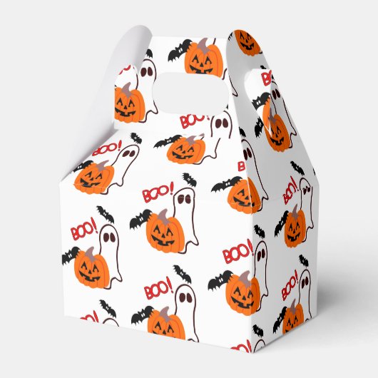 Halloween Party Favor Box Bedankdoosjes (Voorkant Zijde)