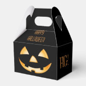Halloween Party Favor Box - Trick or treat? Bedankdoosjes (Voorkant Zijde)