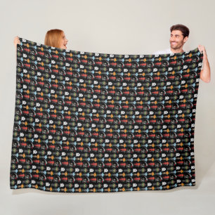 Halloween Party Fleece Blanket Deken