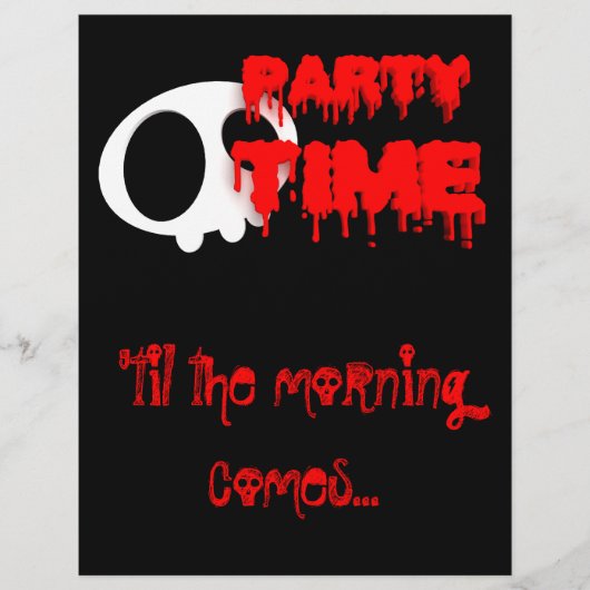 Halloween party Flyer (Voorkant)