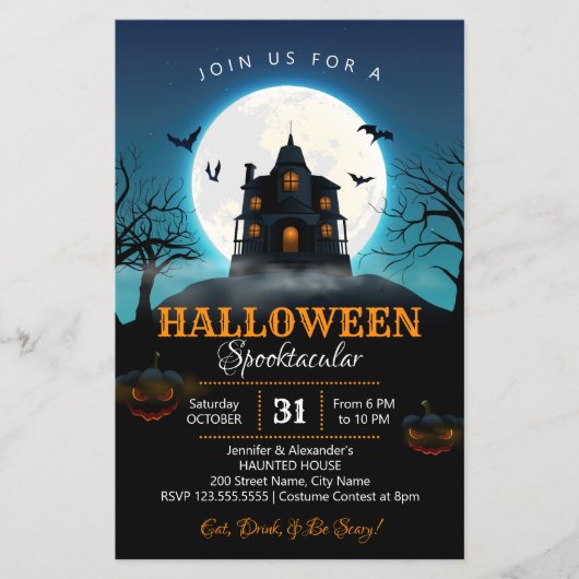 Halloween Party Flyer (Voorkant)