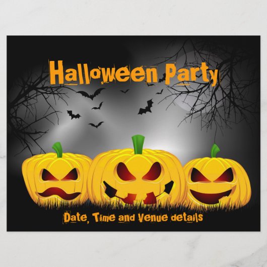 Halloween party flyer (Voorkant)