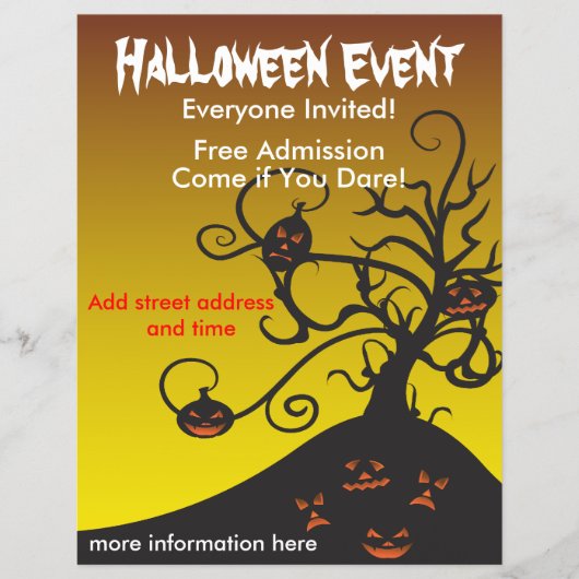 Halloween Party Flyer (Voorkant)