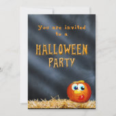 Halloween Party goofy Pumpkin Kaart (Voorkant)