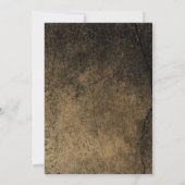 Halloween Party  Gotische Raven Kaart (Achterkant)