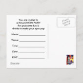 Halloween Party Gruesome corps partie invitation (Dos)