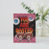 Halloween Party Gruesome corps partie invitation (Debout devant)