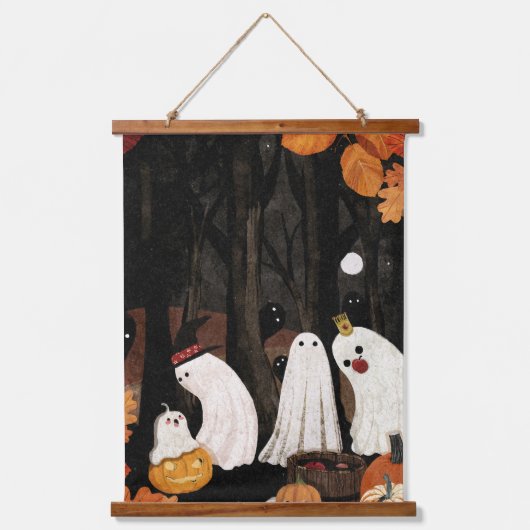 Halloween Party Hangend Wandkleed (Voorkant)