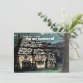 Halloween Party hantée maison Invitation (Debout devant)