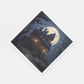 Halloween Party Haunted Mansion Servet (Hoek)