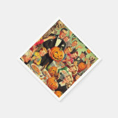 Halloween Party Illustratie Servet (Hoek)