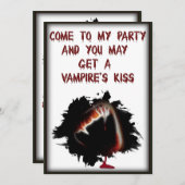 HALLOWEEN PARTY INVITATION (Devant / Derrière)