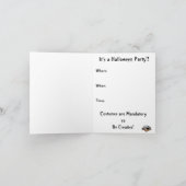 Halloween Party Invitation (Intérieur)