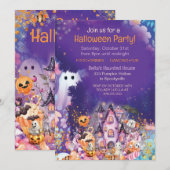 HALLOWEEN PARTY INVITATION (Devant / Derrière)
