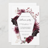 Halloween Party Invitation Flyer Kaart (Voorkant / Achterkant)