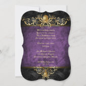 Halloween party Invitation Kaart (Achterkant)