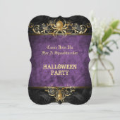 Halloween party Invitation Kaart (Staand voorkant)