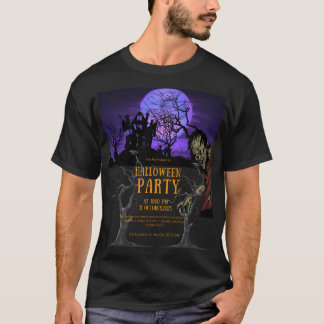 Halloween party invitation t-shirt