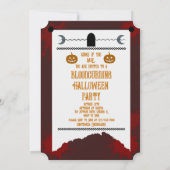 Halloween Party Invitation Vampire Queen Thème (Dos)