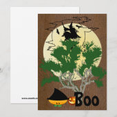 Halloween Party Kaart (Voorkant / Achterkant)