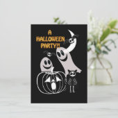 Halloween Party Kaart (Staand voorkant)
