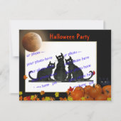 Halloween Party Kaart (Voorkant)