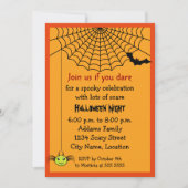 Halloween Party Kaart (Voorkant)