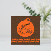 Halloween Party Kaart (Staand voorkant)