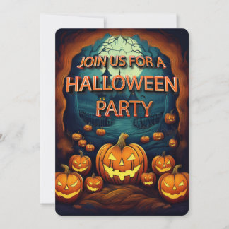 Halloween Party Kaart