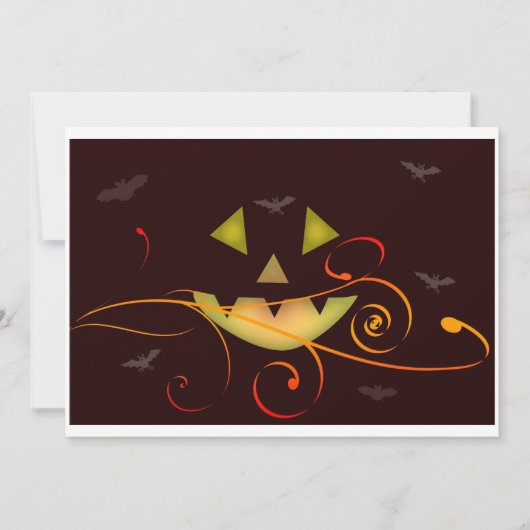 Halloween Party Kaart (Voorkant)