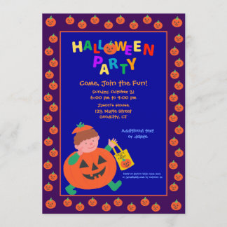 Halloween Party Kaart
