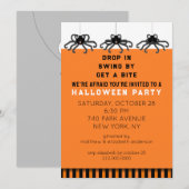 Halloween Party Kaart (Voorkant / Achterkant)