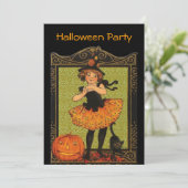 Halloween Party Kaart (Staand voorkant)