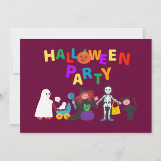 Halloween Party Kaart