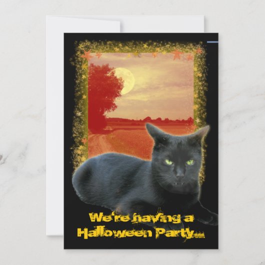 Halloween Party... Kaart (Voorkant)