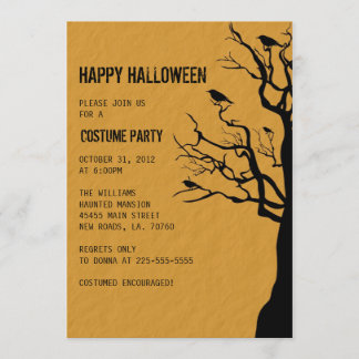 Halloween Party | Krokoen Kaart