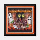 Halloween Party Middelpunt Magneet (Voorkant)