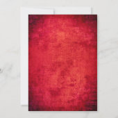 Halloween Party Monster Dance Dracula Rood Zwart Kaart (Achterkant)