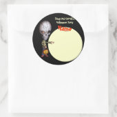 Halloween Party Name Tag - Skull Kind (Tas)
