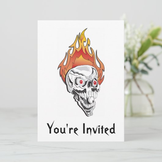 Halloween Party nodigt uit Kaart (Staand voorkant)