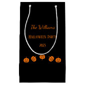 Halloween Party Orange Citrouille Cadeau Sac (Devant)